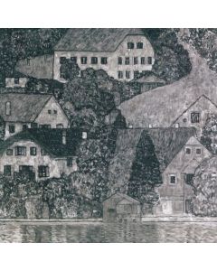 Gustav Klimt, House on Attersee, collotype on paper, 30x32 cm, 1931, based on book "Gustav Klimt. An Aftermath" by G.Klimt and M. Eisler