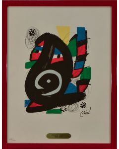 Joan Mirò, La Melodia Acida XIV, litografia, 25x35 cm, 1980