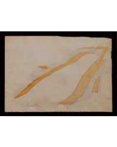 Virgilio Marchi, Futurismo plastico, disegno e acquarello, 19x26.5 cm