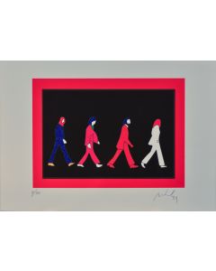  Marco Lodola, Beatles, screen printing, 35x50 cm