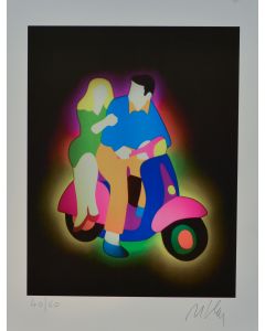 Marco Lodola, Senza titolo, litografia, 50x35 cm 