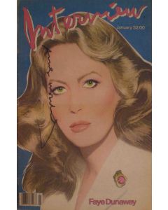 Andy Warhol, Interview – January 1982, rivista con copertina firmata dall'artista, 42,5x27,5 cm