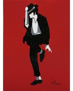 Marco Lodola, The Popstar Michael Jackson, serigrafia a 20 colori, 23x17 cm 