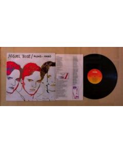 Andy Warhol, Miguel Bosè: Milano/Madrid, copertina con firma originale e disco CBS, 31x31cm, 1983 