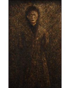 Marino Benigna, Little woman, olio su tela, 60x100 cm, 2006
