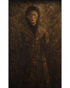 Marino Benigna, Little woman, oil on canvas, 60x100 cm, 2006