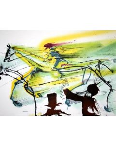 Salvador Dalì, The Racehorse, litograph, 56x36 cm, from Les Chevaux de Dalì 1970-72 