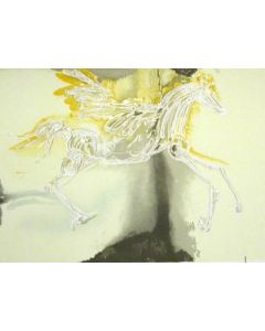 Salvador Dalì, Pegasus, litograph, 56x36 cm, from Les Chevaux de Dalì, 1970-72