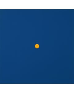 Bruno Budassi (Del Buda), Astronave, acrilico su tela, 70x70 cm