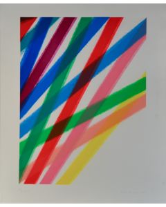 Piero Dorazio, Senza titolo, serigrafia, 95,5x77,5 cm, 1990