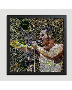 Giuseppe Di Dio, Freddy Mercury in London, stampa dibond, 47x47 cm