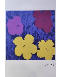 Andy Warhol, Flowers, litografia su carta Arches France, 56,3x38,3 cm