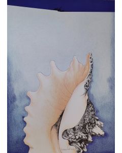 Nanni Tedeschi, Uomo, colore, ambiente, litografia a colori, 50x70 cm