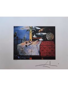 Salvador Dali, Living Still Life, Lithograph, 50x65 cm, 1988