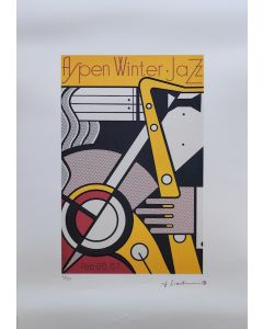 Roy Lichtenstein, Aspen Winter Jazz, lithograph on Arches France paper, 56,5x38 cm