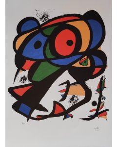 Joan Miró, lithograph on Arches paper, 56x78 cm 