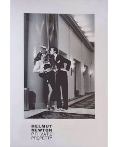 Helmut Newton Private Property, poster vintage, 77x51 cm, 1984