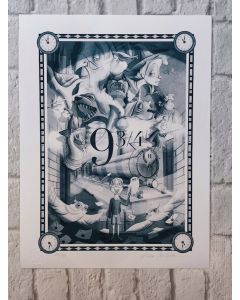 Giulia Del Mastio, 9 3/4 (Harry Potter) , grafica fine art, 30x40 cm