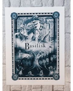 Giulia Del Mastio, Basilisk (Harry Potter) , grafica fine art, 30x40 cm