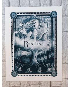 Giulia Del Mastio, Basilisk (Harry Potter) , fine art print, 30x40 cm