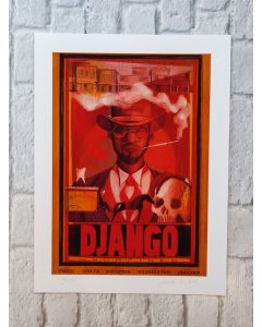 Giulia Del Mastio, Django, grafica fine art, 30x43 cm