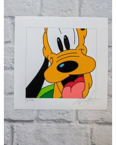 Sergio Veglio, Pluto, grafica fine art su cartoncino, 20x20 cm