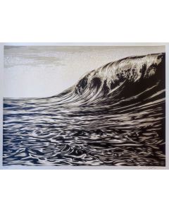 Obey (Shepard Fairey), Dark Wave White, serigrafia, 61x46 cm, 2010