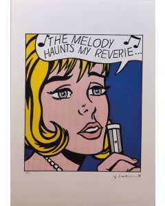 Roy Lichtenstein, The melody haunts my reverie, lithograph on Arches France paper, 56.5x38 cm