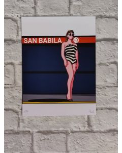 Aluà, San Babila, stampa in edizione limitata, 18x24 cm
