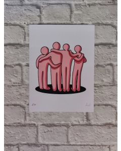 Aluà, Group, limited edition print, 18x24 cm