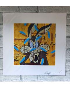 David Sommariva, Beep Beep is gone, print on paper, 30x30 cm