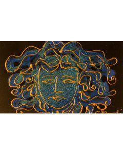 Carlo Massimo Franchi, Medusa, tecnica mista, 14x24 cm