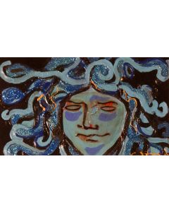 Carlo Massimo Franchi, Medusa, tecnica mista, 14x24 cm