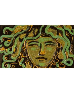 Carlo Massimo Franchi, Medusa, mixed media, 14x24 cm