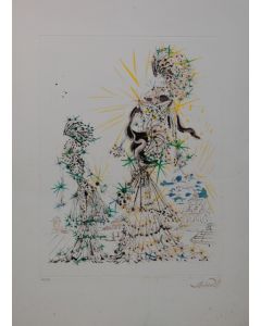 Salvador Dalì, The Scarf, etching, 58x79,5 cm