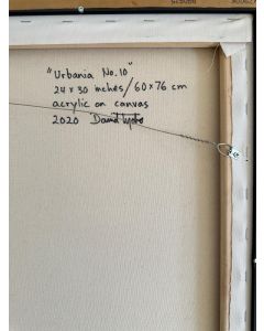 David Tycho, Urbania n. 10, Acrilico su tela, 60x72 cm, 2020