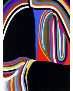 Alberto Burri, Trittico B: 3, serigrafia, 1973-1976, 43x35 cm 