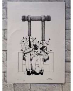 Loris Dogana, Amore, stampa, 42x30 cm