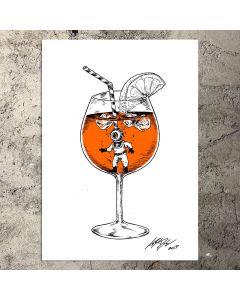 Loris Dogana, Aperitivo, fine art print, 42x30 cm