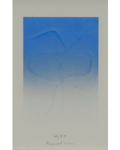 Agostino Bonalumi, Senza titolo, estroflessione su carta, 25x17 cm