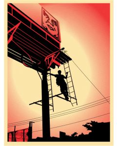 Obey (Shepard Fairey), Bayshore Billboard, serigrafia, 61x46 cm, 2011