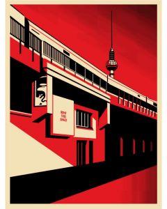 Obey (Shepard Fairey), Berlin Tower, screen printing, 61x46 cm, 2011