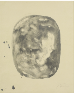 Lucio Fontana, Concetto spaziale, Incisione all'acquatinta con rilievi e buchi, 60x48,5 cm, 