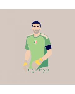 Alessandro D'Aquila, Buffon, digital print on paper, 50x50 cm