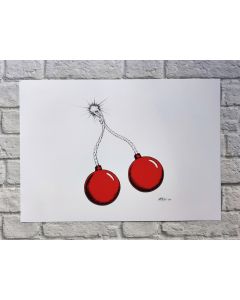 Loris Dogana, Cherry bombs, Stampa, 42x30 cm