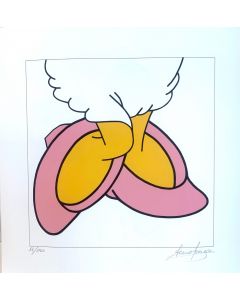 Sergio Veglio, Daisy Shoes, grafica fine art su cartoncino, 30x30 cm