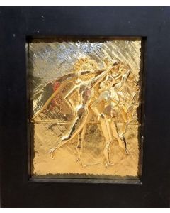 Salvador Dalì, La Danza,  bassorilievo, 30x40 cm (47.5x41 cm con cornice)