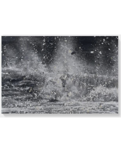 Damien Hirst, Blizzard, stampa giclée laminata su pannello composito in alluminio, 120x90 cm, 2023