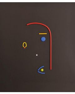 Bruno Budassi (Del Buda), Personaggio stellare, acrilico su tela, 70x60 cm