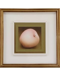 Vanni Viviani, Principio di maturazione, olio su tela, 30x30 cm (50x50 cm con cornice), 1985